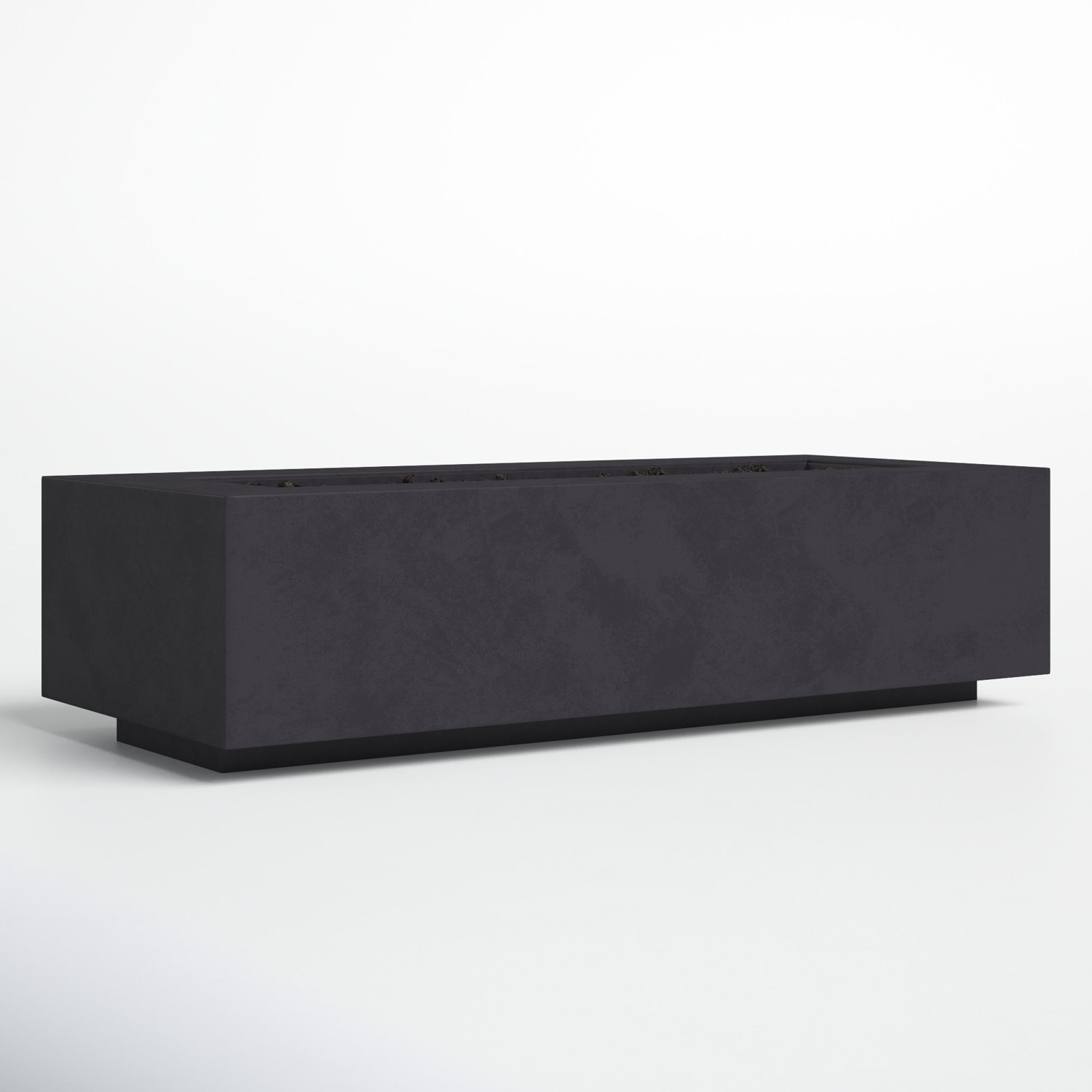Laken Concrete Outdoor Fire Table, Charcoal