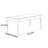 Retro rectangular desk-592188612
