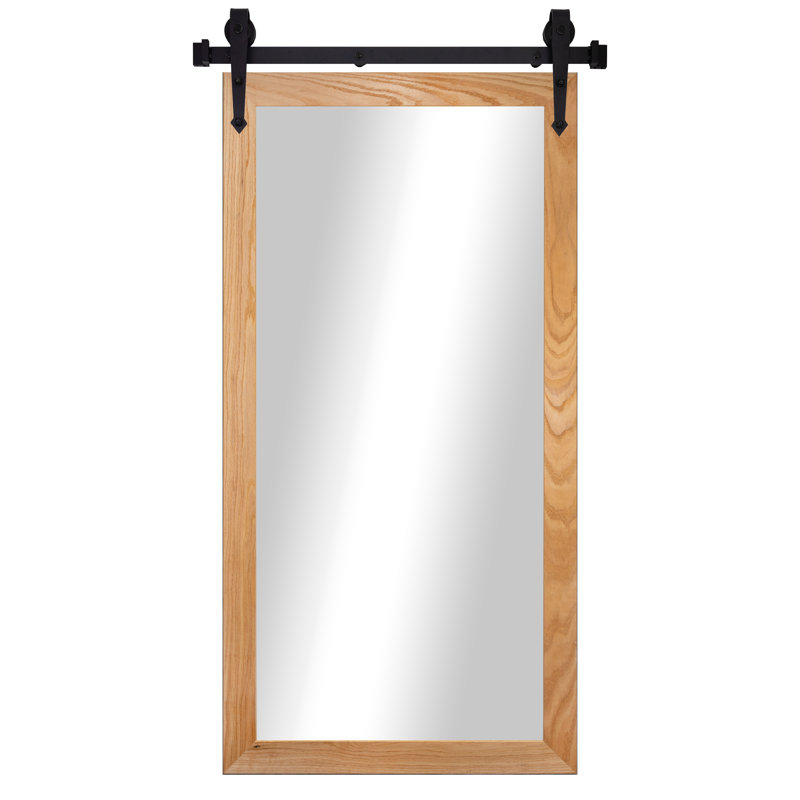 Miroir Rayne Miroirs Ozark, 66 po x 33 po, Naturel / naturel