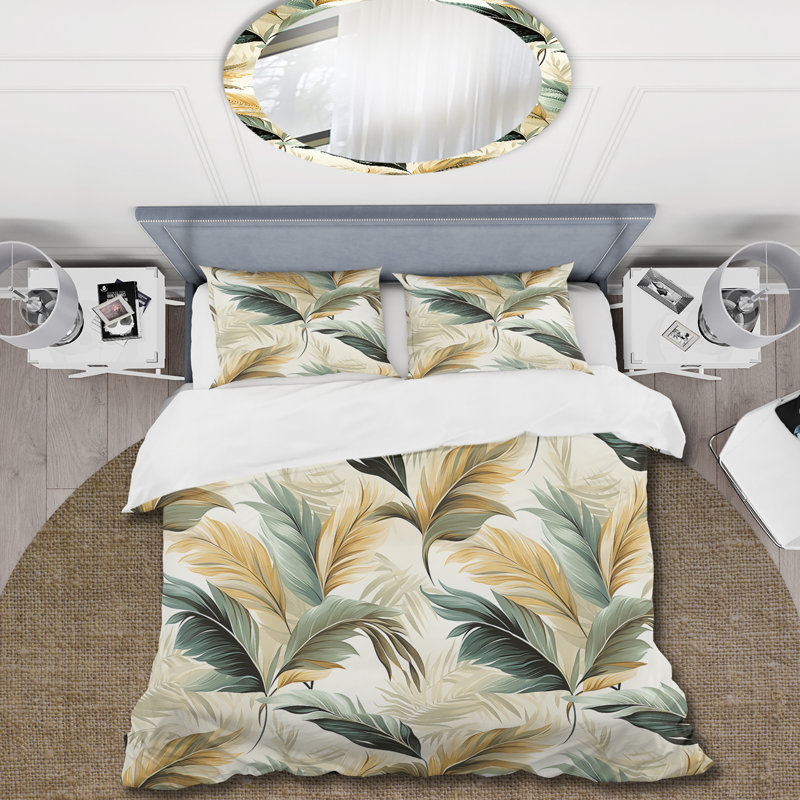 Ensemble de housse de couette Tranquil Retreat, Housse de couette pour grand lit et 2 taies décor
