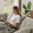 Chenille L-Shape Luxury Sectional Oversized Sofa, Minimalist Design, Comfy Sleeper Couch For Living Room, Apartment & Reception Spaces, No Assembly Required-1805033428