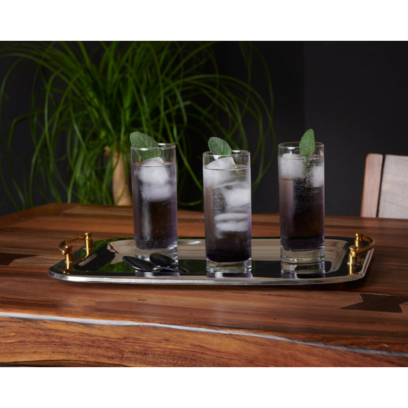 House Of Hampton® Ellingson Stainless Steel Tray
