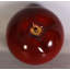 Petite statue de pomme rouge surdimensionnée