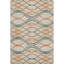 Tapis orange Prisco lavable à la machine de qualité supérieure-154076790