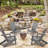 Wooden Outdoor Folding Adirondack Chair Set Of 2 Wood Lounge Patio Chair For Garden,Garden, Lawn, Backyard, Deck, Pool Side, Fire Pit,Half Assembled-947572288