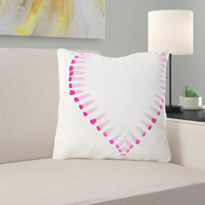 Outdoor Reversible Throw Pillow, Indoor, Microsuede