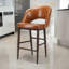 Tabouret Xaedyn classique en cuir de style Mid-Century moderne, bien que fabriqué-1607918927-1607918925