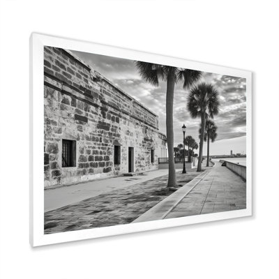 «Black and White Florida Sunshines State I», reproduction d'art sur toile