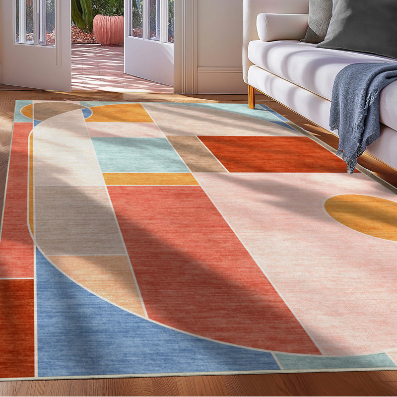 Kehr Essence Modern Geometric Area Rug, Rectangle 5'3" x 7'3"