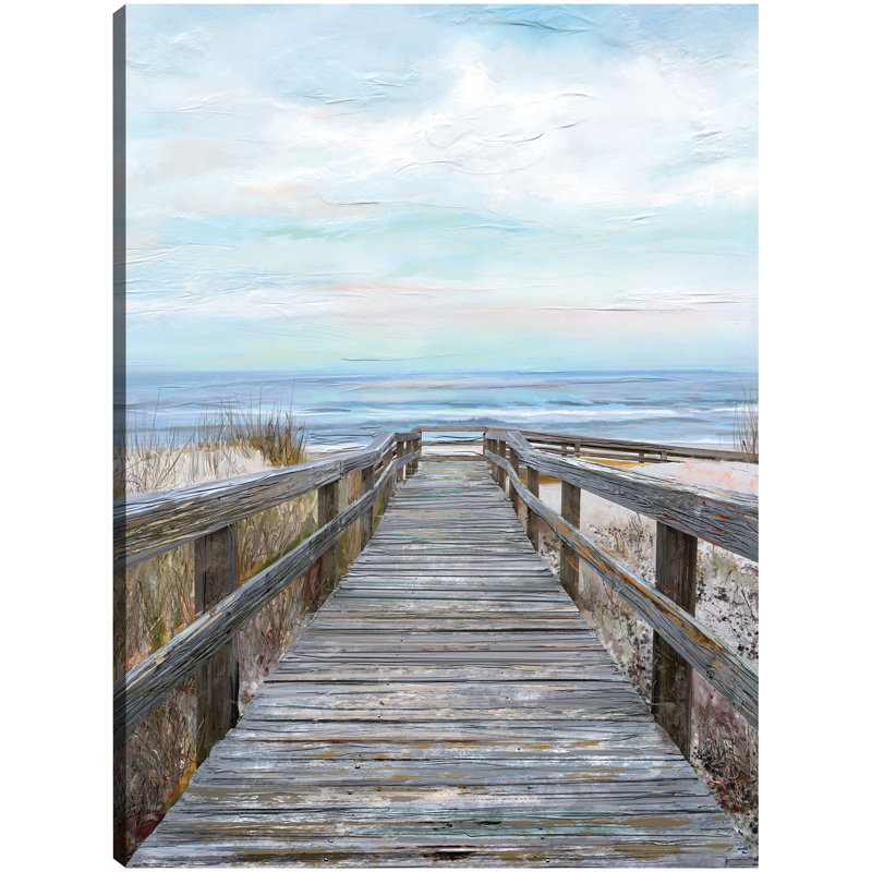 Pier Pressure by Studio Arts Canvas Art Print, 14" H x 11" W x 1.5" D