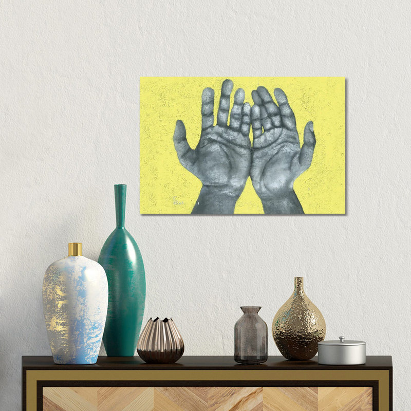 «Take A Look At Its Hands», reproduction d'art murale encadrée, H 12 po x l 18 po, Toile tendue, Ne s’applique pas