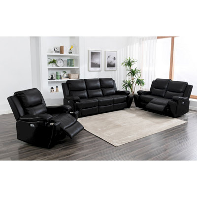 Yeidan 84'' Faux Leather Power Reclining Sofa