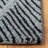 Micro-Loop Hand Tufted Wool/Cotton Geometric Rug in Light Blue/Charcoal-824765409
