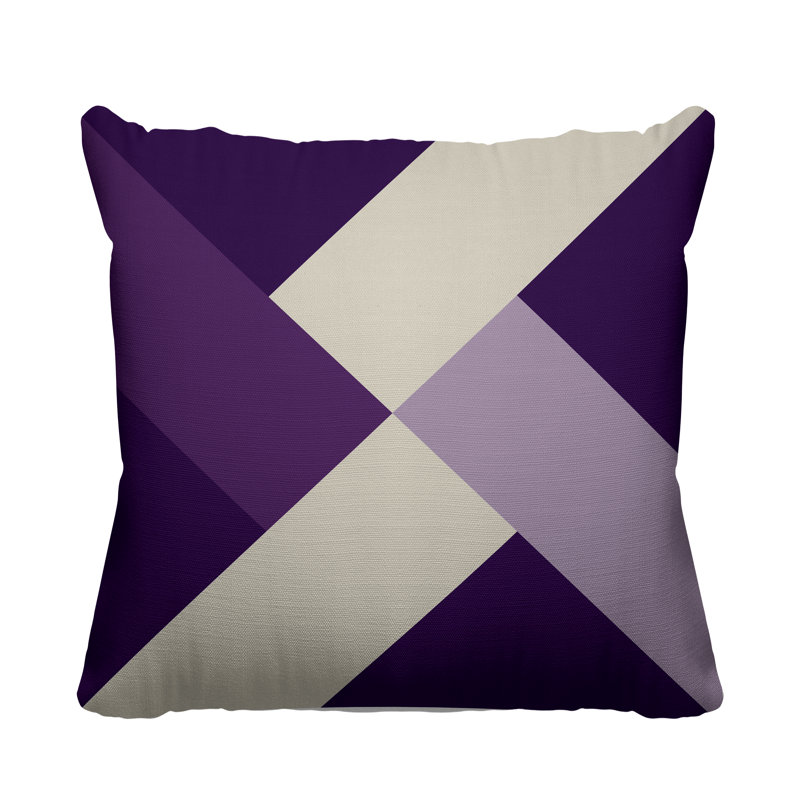 Housse de coussin d'intérieur à motif géométrique abstrait de tienna, 16 po x 1 po