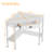 Corner Desk Small Desk for Small Space, Corner Computer Desk Triangle Desk for Home Office, White