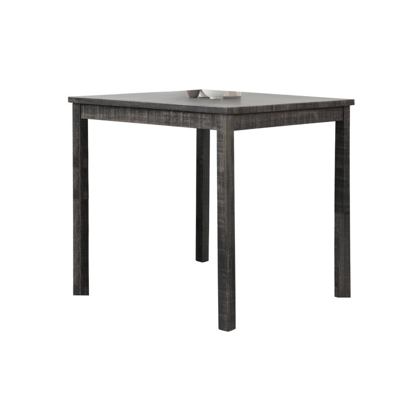 Dereham 36 x 36 Square Counter Height Table , Black Charcoal