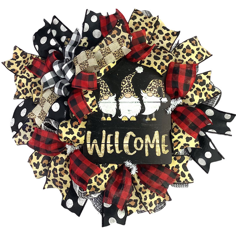 Couronne de Noël en maille 18 po Deco