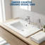 Blue Elephant 18.11mm W Chrome Ceramic Sink