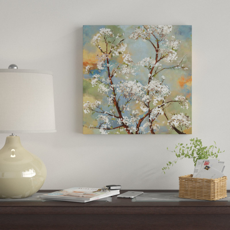 « vignette i », impression sur toile, H 37 po x l 37 po x P 1,5 po, Pas de tapis, Toile tendue