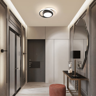 Modern Ellipse LED Flush Mount