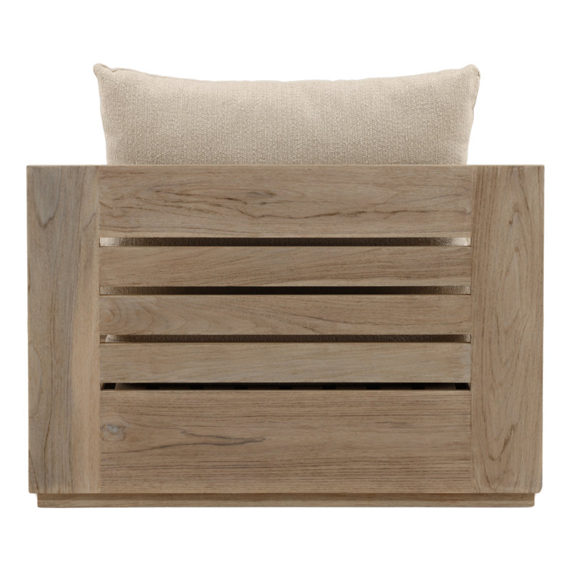 Lucrecia Outdoor Sofa Chair Gray
