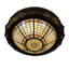 Fleur-de-Lite 4 - Light Semi Flush Mount