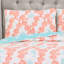 Ensemble de courtepointe réversible en coton 3 pièces Dina Coral-26549160