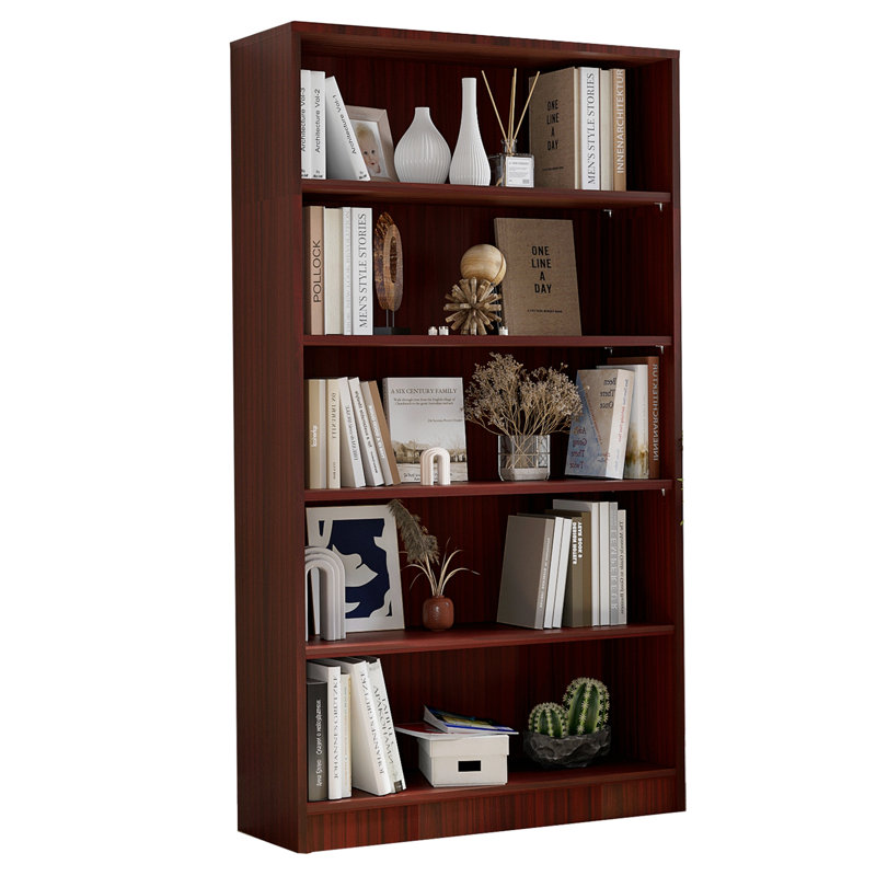 Bibliothèque 5 tablettes à 5 tablettes, Brown