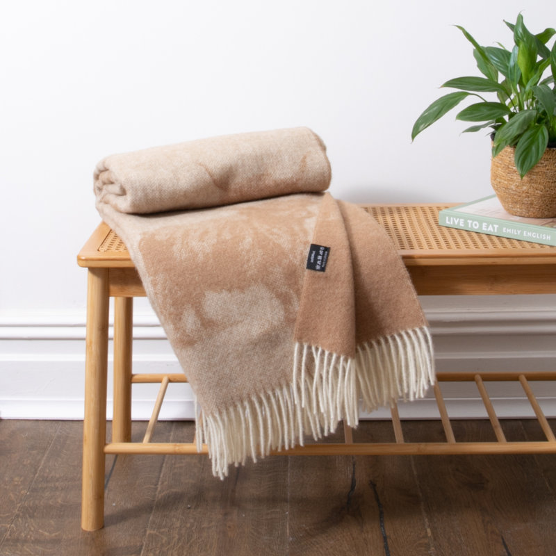 Throw Blanket, Cream