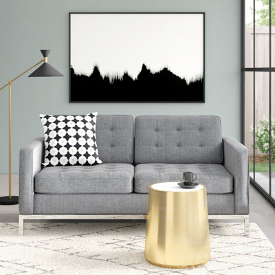Loft Upholstered Fabric Loveseat