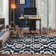 Gertz Shag Navy/Gray/Ivory Area Rug