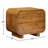 Oslo Wood Nightstand with Brass Handles-798810288