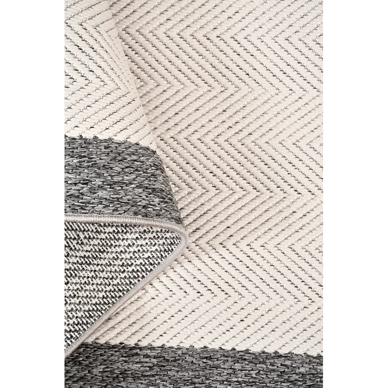 Tapis en polyester moderne antidérapant Hockaday facile à nettoyer, 6,5 pi x 9,5 pi