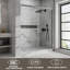 Porte de douche coulissante double encadrée 56 "- l 60" x H 70 "- verre transparent, certifié par la SGCC-88467085