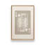 Ensemble de 2 cartes grand et beige Beige