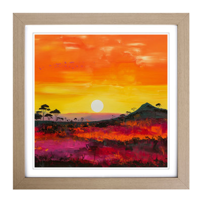 Japanese Sunset Colour Field Painting No.4 - Print