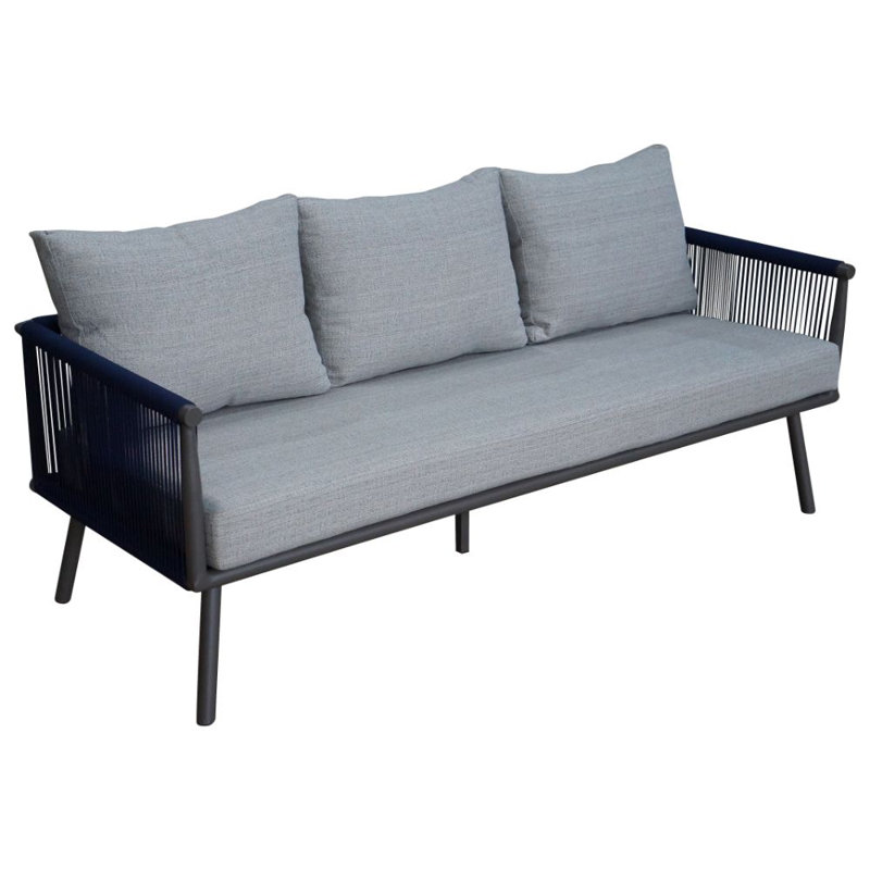 Mervyn Courtyard Casual Spring Valley Sofa Seating Group with Cushions