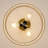 13" Modern Drum Semi-Flush Mount Ceiling Light – Gold Finsh with Double-Layer Linen Shade-1121507005