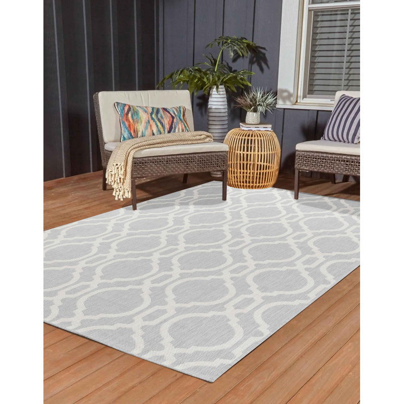 Abbygayl Geometric Indoor / Outdoor Area Rug, Rectangle 200 x 290cm