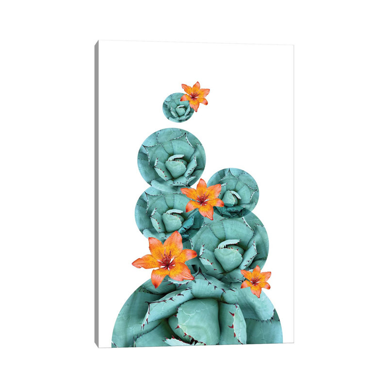 Cactus by Kiki C Landon - Wrapped Canvas Print, 101.6 cm H x 66.04 cm W x 3.175 cm D