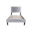 Lit simple en velours capitonné Modern V-Stitching-1400556981