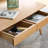 Solid Wood Top Plate Desk Coffee Table-1873235162