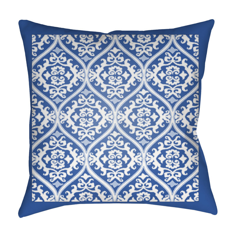  Indoor/Outdoor Throw Pillow, 18" H x 18" W x 4" D