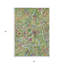Tapis intérieur / extérieur 3 pi x 5 pi à motif de fougère vert et artichaut lavable HomeRoots