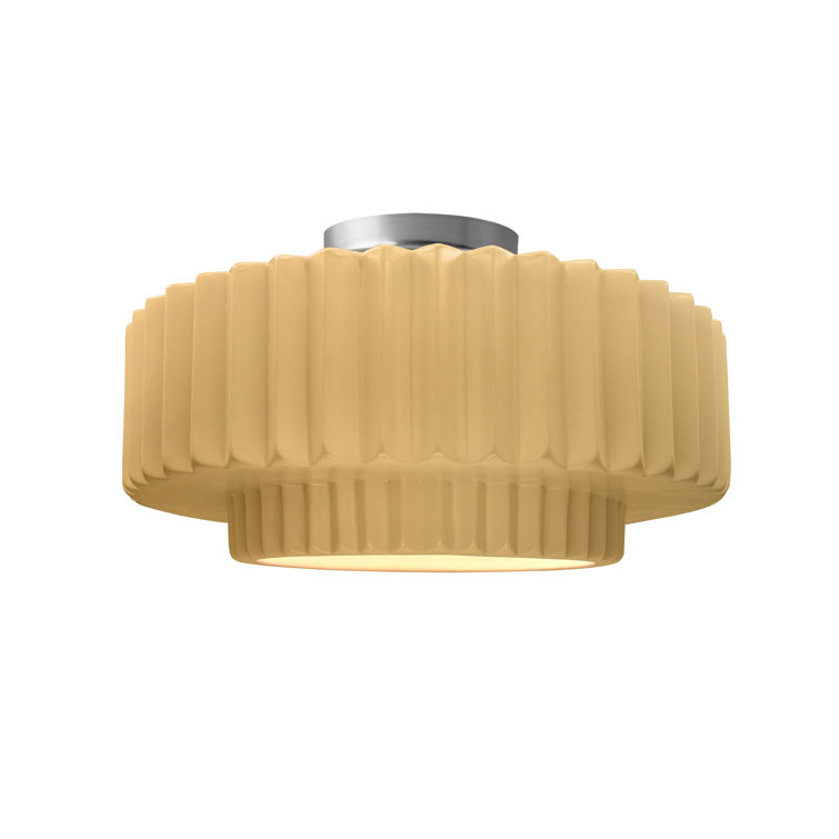 Ceramic LED Semi Flush Mount
