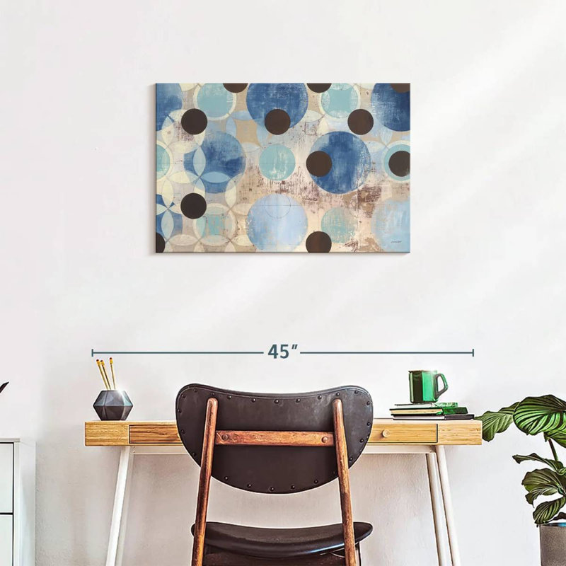 Avery Blue Dots, 20" H x 30" W