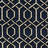 Midnight Padlock Geometric Reversible Throw Pillow-655524529