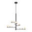 Cypress 5 Arm Opal Glass LED Chandelier-1462355289