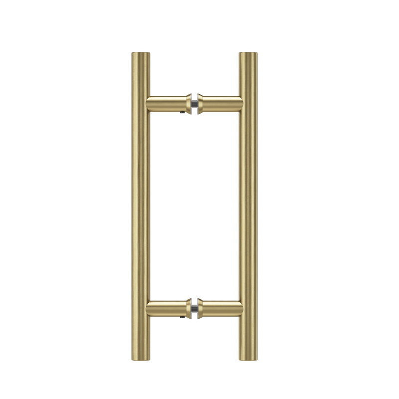 Poignée de porte de douche 8 po pour portes de grange résidentielles commerciales, portes de grange résidentielles en acier inoxydable 304 / remplacement de poignée de porte de douche à double face en acier inoxydable 304
