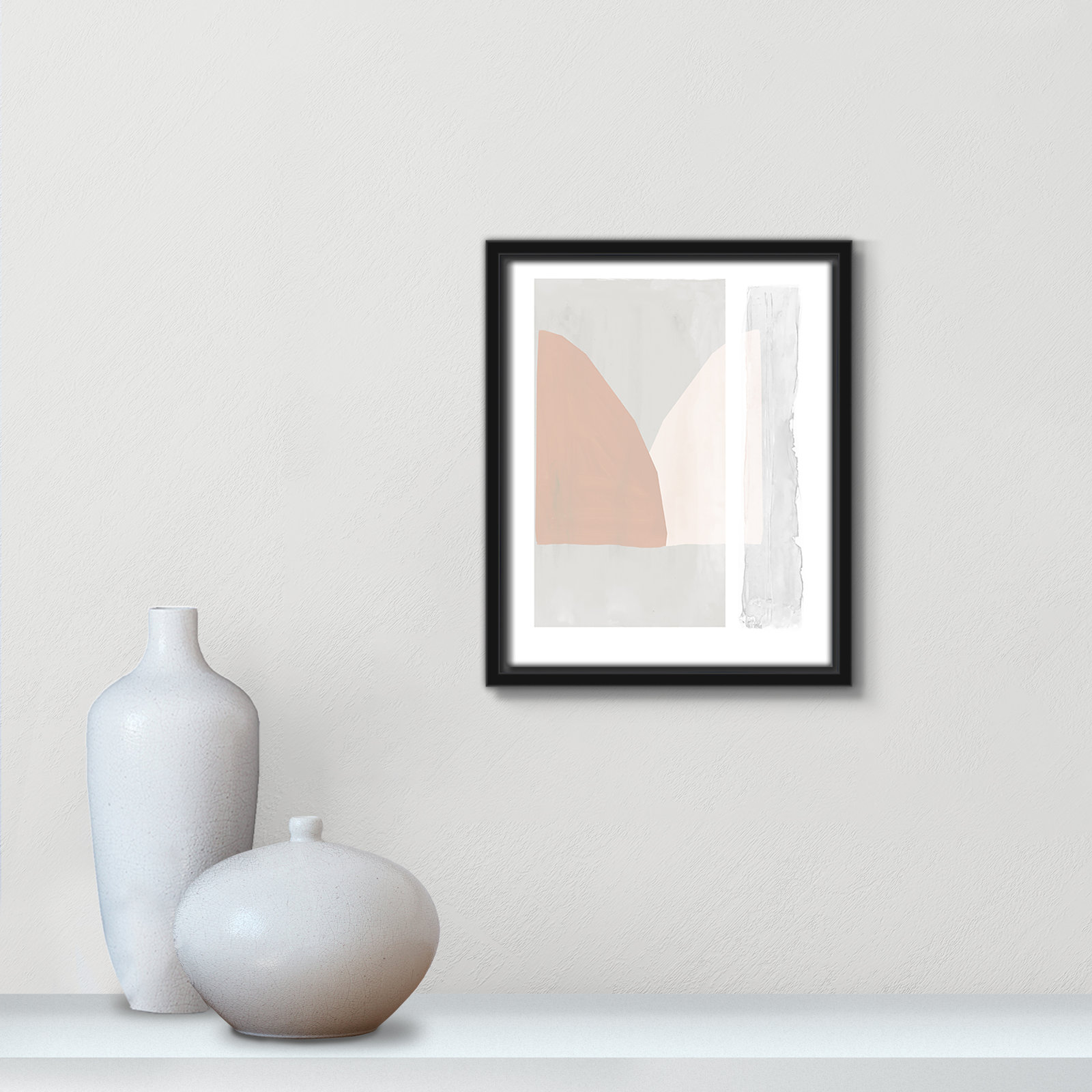 Lora "Soft And Light" Print by Tom Reeves, 11.5" H x 9.5" W x 2" D, Black Framed Canvas